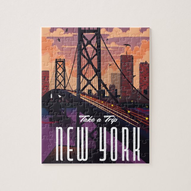 Resa till New York Pussel (Vertikal)