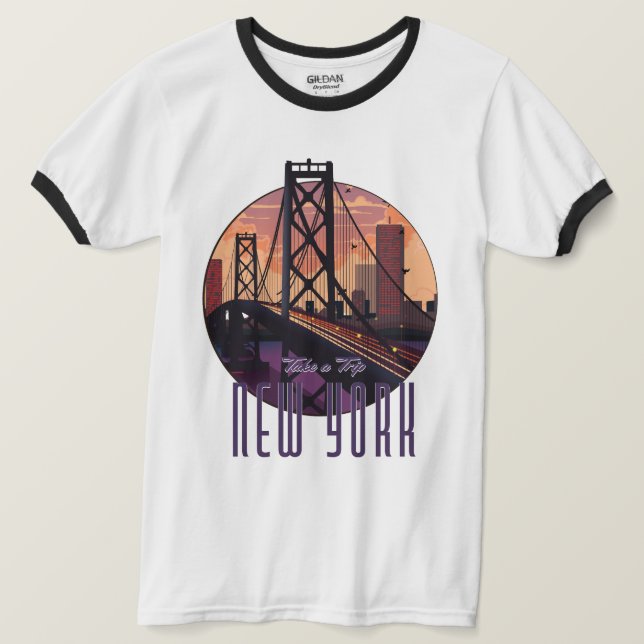 Resa till New York T Shirt (Design framsida)