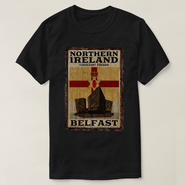 resa till Nordirland 1 T Shirt (Design framsida)