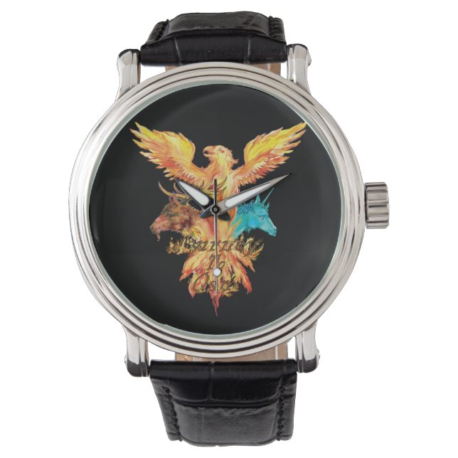 Resa till Osm Logotyp Manar Watch Armbandsur (Framsida)
