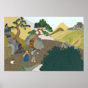 Resa till Palatset från TURTLE FRAKT Bok Poster