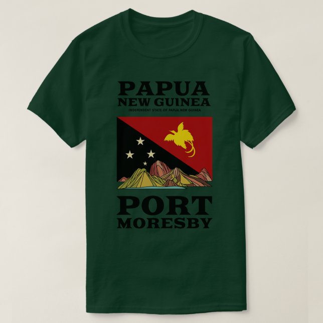 resa till Papua Nya Guinea T Shirt (Design framsida)
