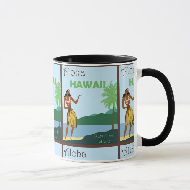 Resa till Paradise: Aloha Hawaii Island Mugg (Höger)