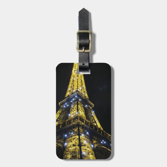 Resa till Paris Bagagebricka (Vertikal Framsida)