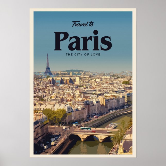 Resa till Paris Poster (Framsidan)