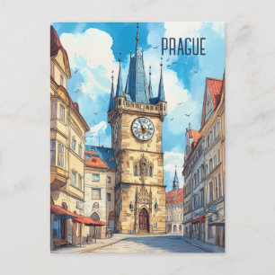 Resa till Prag Czechia Vykort