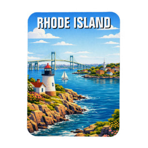 Resa till Rhode Island Magnet