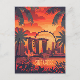 Resa till Singapore Vykort
