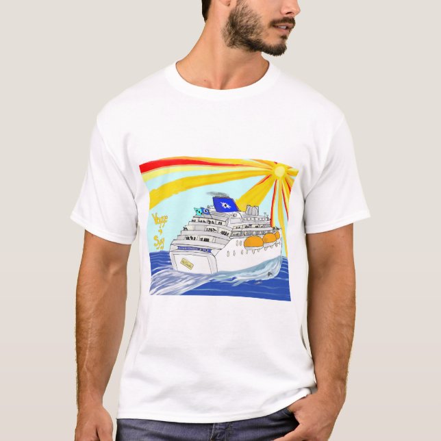 Resa till Syzygy - förmörkelseeftersläckare T Shirt (Framsida)