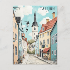 Resa till Tallinn Estland Vykort