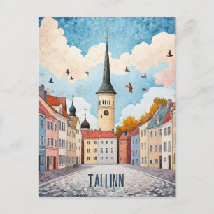 Resa till Tallinn Estland Vykort