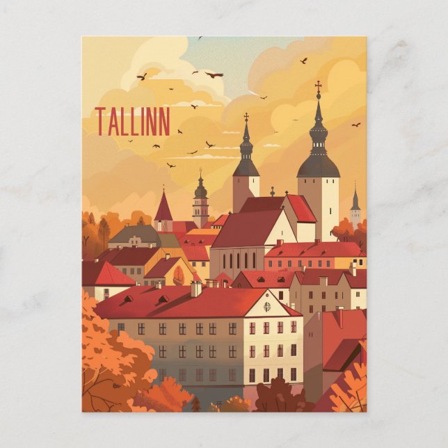 Resa till Tallinn Vykort (Framsida)