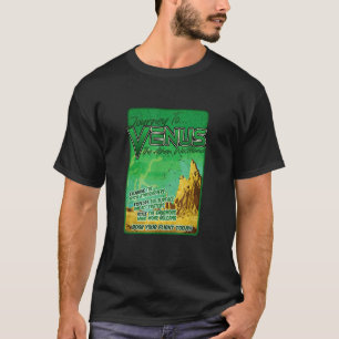 Resa till Venus Retro Space Planet T Shirt