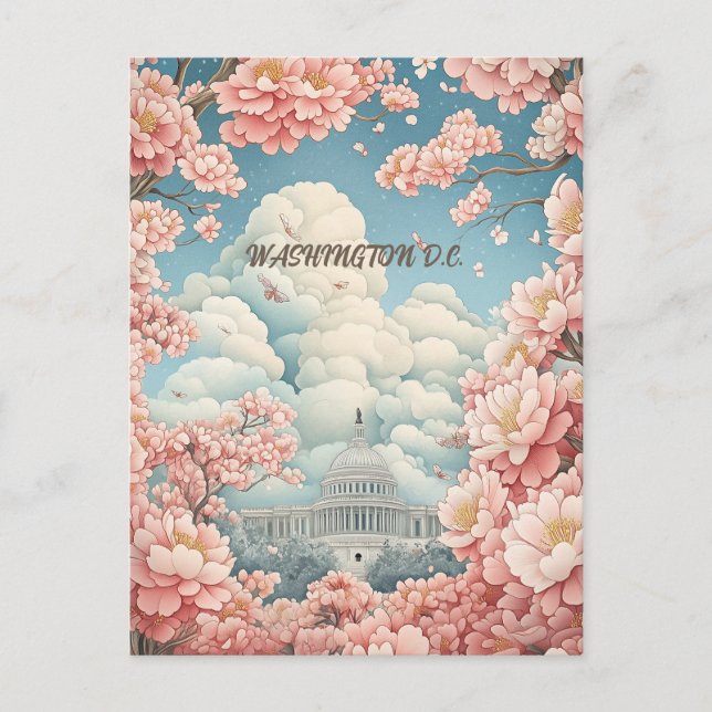 Resa till Washington D.C. Vykort (Framsida)