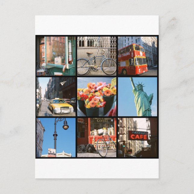 Resa utomlands till New York Vykort (Framsida)