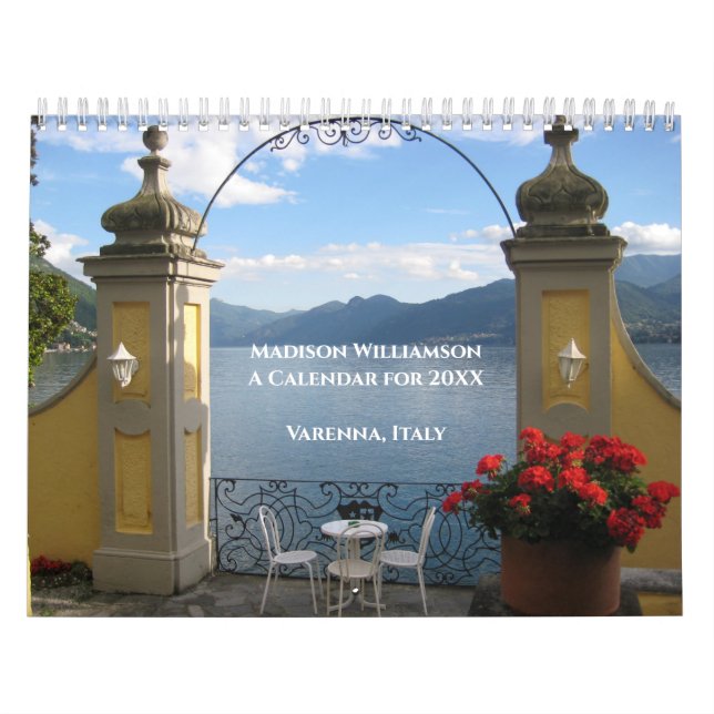 Resa varje månad eller CYO-fotovägg Kalender 20XX (Omslag)
