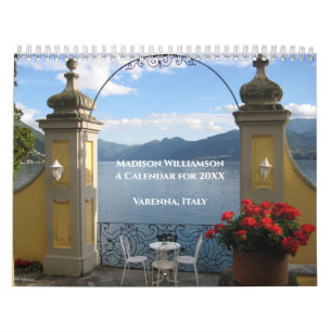 Resa varje månad eller CYO-fotovägg Kalender 20XX