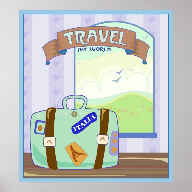 resa världen över poster (Framsidan)