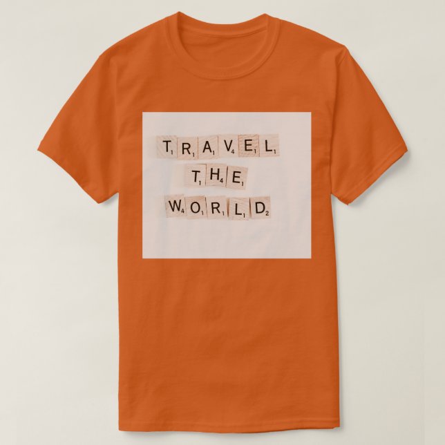 Resa världsofferten t shirt (Design framsida)