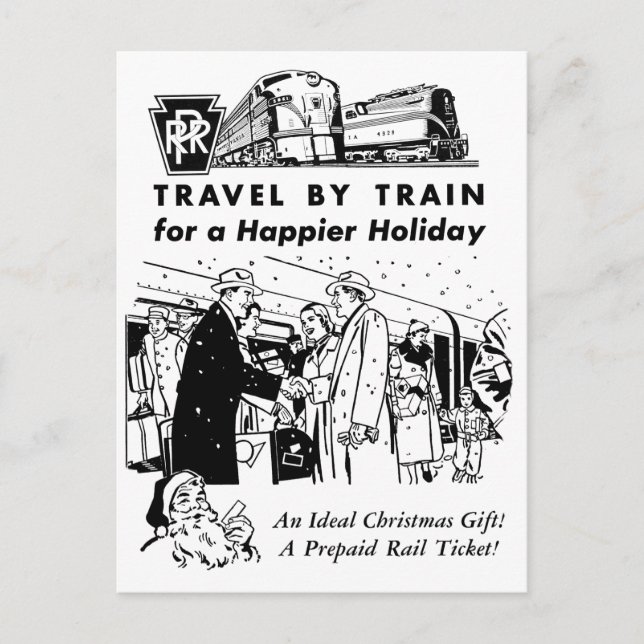 Resa vid denPennsylvania järnvägvykortet Vykort (Framsida)