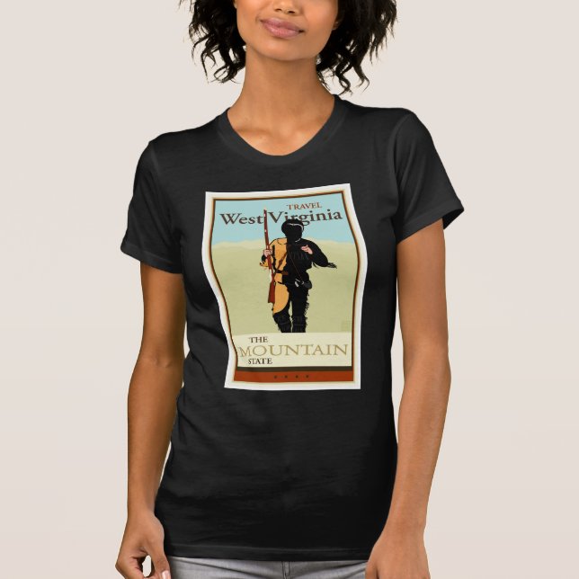 Resa West Virginia T Shirt (Framsida)