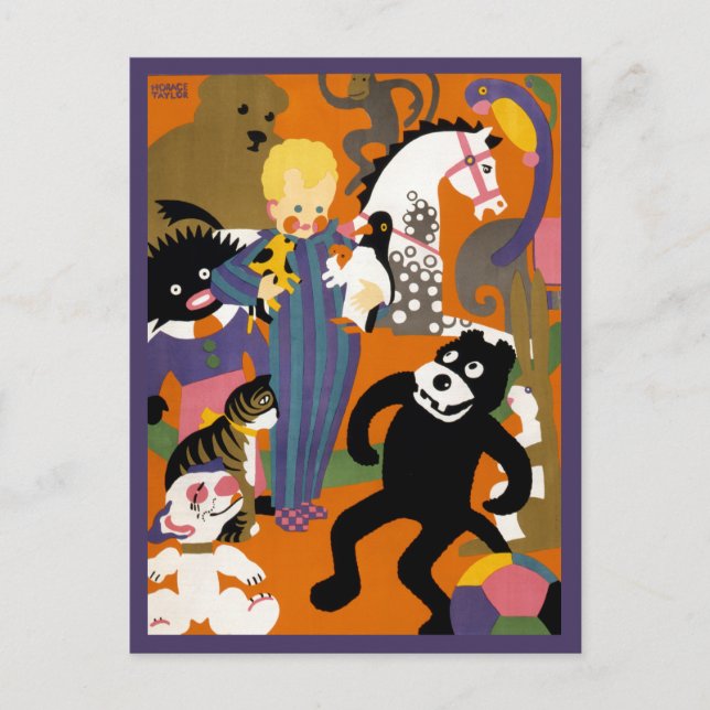 Resaaffisch för Londons tunnelbana Vykort (Framsida)