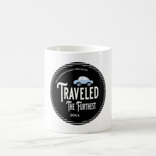 Resade längst av bilfamiljen kaffemugg