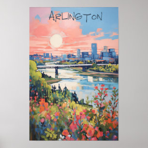 Resaestetik Stad Arlington Dallas Texas Poster