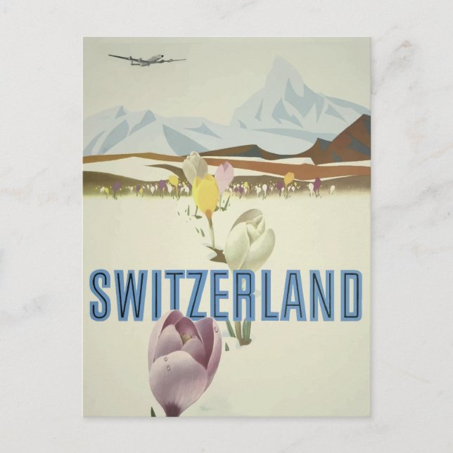 Resaffisch Schweiz Postkort Vykort (Framsida)