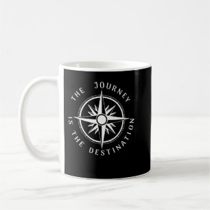 Resan är destinationsresa kaffemugg