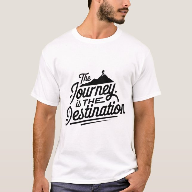 Resan är målet t shirt (Framsida)