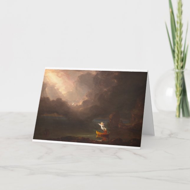 Resan av liv: Gamlinghälsningkort Kort (Framsida)