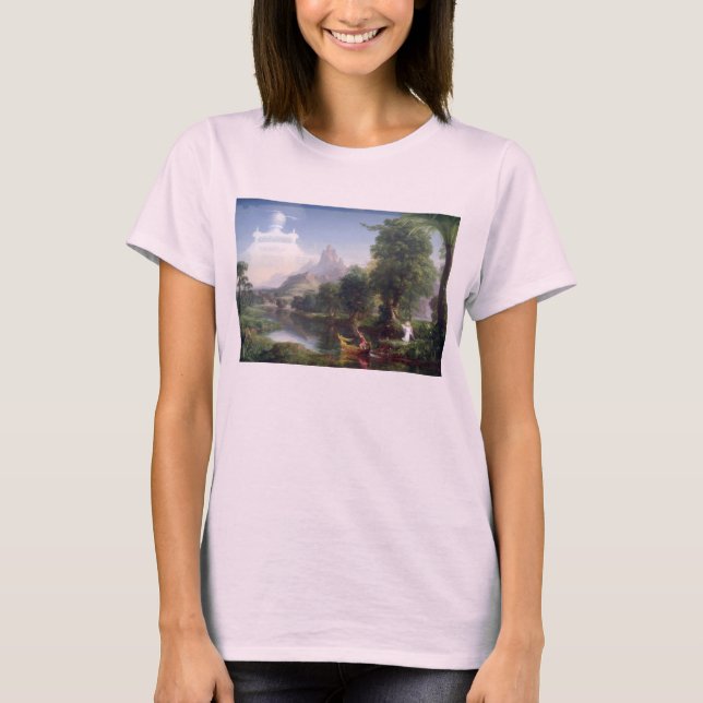 Resan av liv - ungdom vid den Thomas colen Tee Shirt (Framsida)