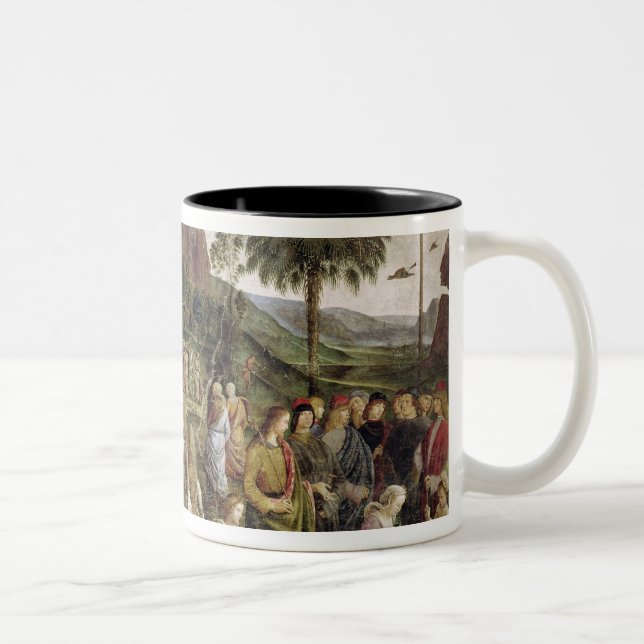 Resan av Moses, c.1481-83 Två-Tonad Mugg (Höger)
