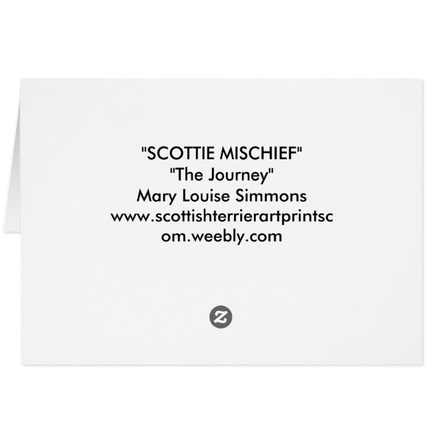 RESAN HÄLSNINGSKORT (Baksidan Horizontal)