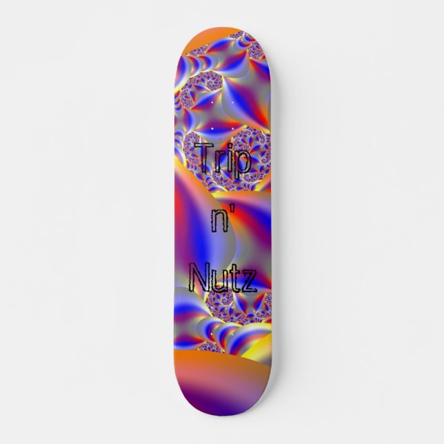 Resan Nutz Old School Skateboard Bräda 21,6 Cm (Framsida)