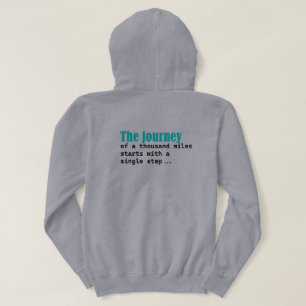 Resan på tusen mil börjar med ett steg t shirt