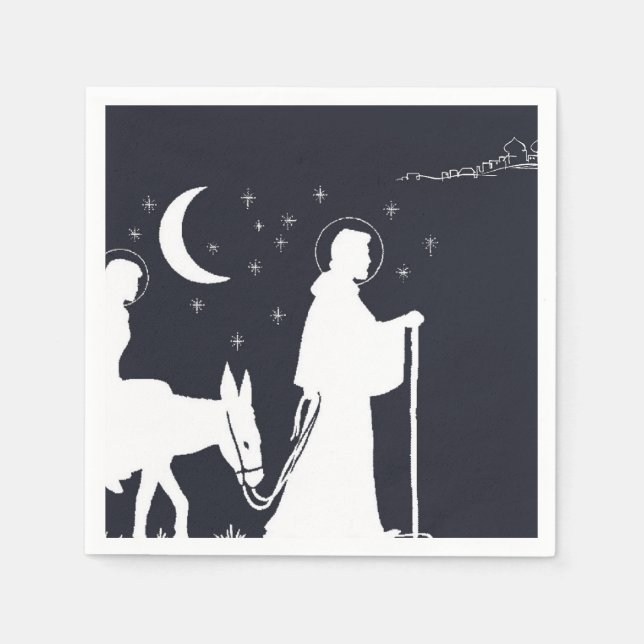 Resan till Betlehem Pappersservett (Framsidan)