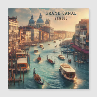 Resan till Grand Canal i Venedig Italien