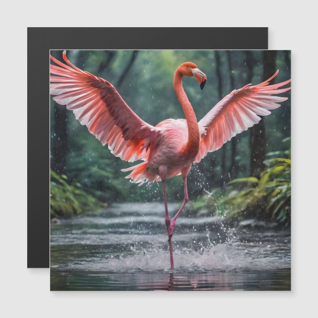 Resan under flygning: Rosa Flamingos Riverdansk (Fram/baksida)