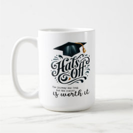 Resan var lång kaffemugg