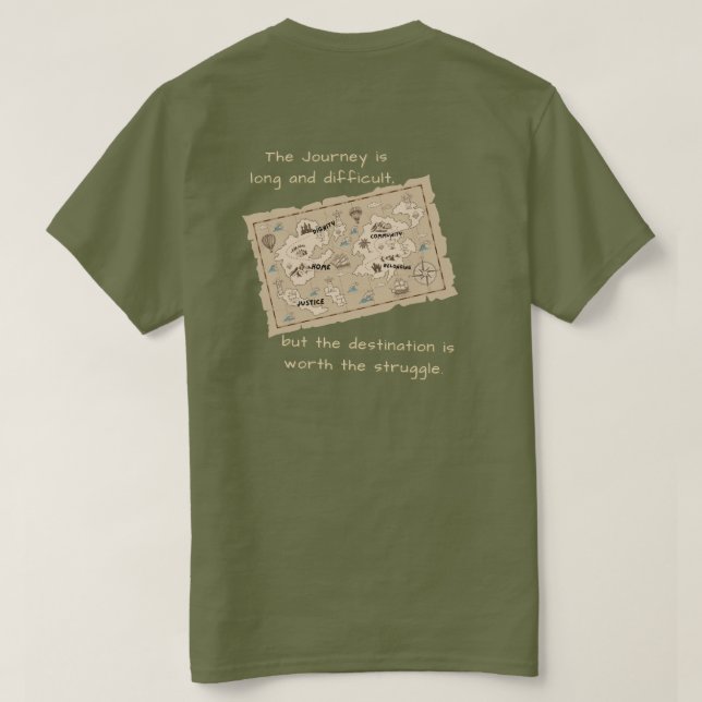 Resan Värd Det T Shirt (Design baksida)