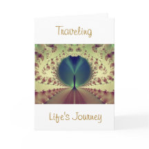 Resande av livets journey Greeting Card