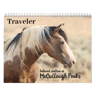 Resande av McCullough Peaks Vild Horse Kalender
