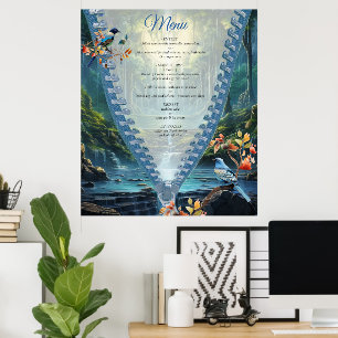 Resande av Waterfalldestination i vår värld Poster