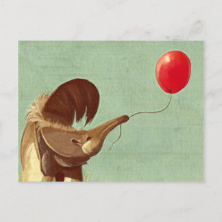 Resande ballong vykort