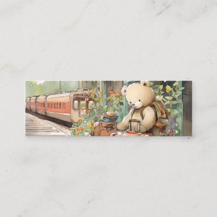 Resande Bear - 25 Mini Bokmärken (för återförsäljn