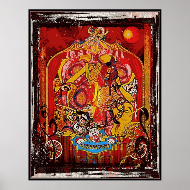 Resande cirkus poster (Framsidan)