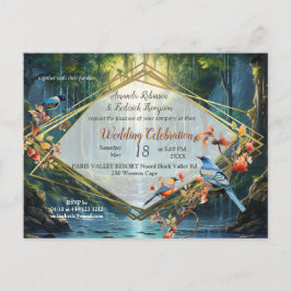 Resande destinationslandskap i vår värld helg vykort