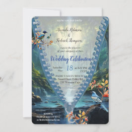 Resande destinationslandskap i vår värld inbjudningar